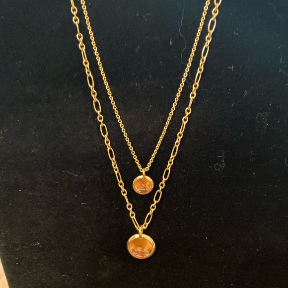 J. Crew Layered Coin Necklace - Picture 6 of 12
